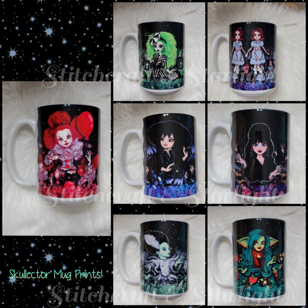 Skull- ector Mugs