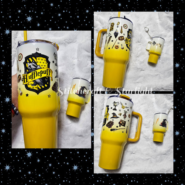 House Themed 40oz Handled Cups w/free mini tumbler keychain-