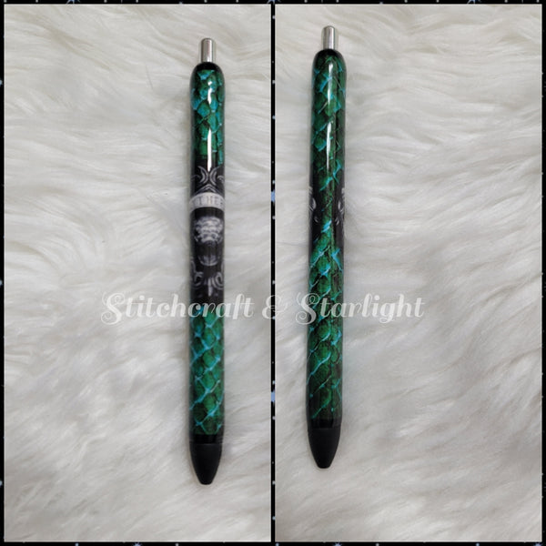 HP House- Custom Epoxied Ink Joy Pens