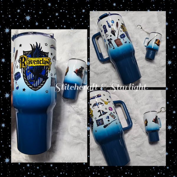 House Themed 40oz Handled Cups w/free mini tumbler keychain-