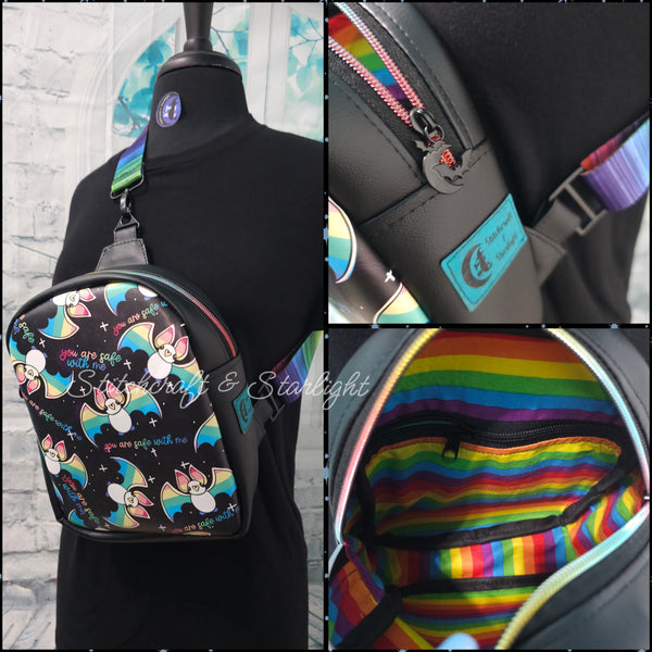 Rainbow Bats -  XL Mav Pack Sling Backpack