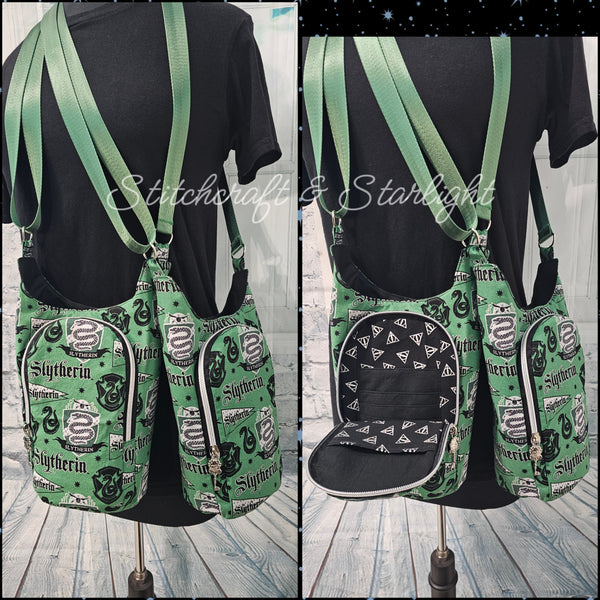 HP House Icons-H2O 2 Go- Water bottle sling bag