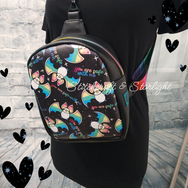 Rainbow Bats -  XL Mav Pack Sling Backpack