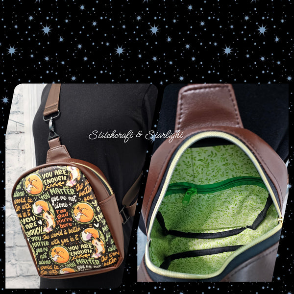 Mental Health - Semicolon Foxes- XL Mav Pack Sling Backpack