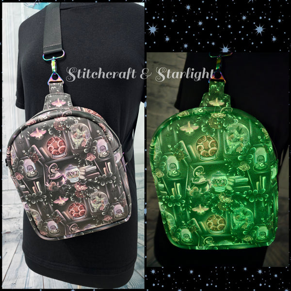 Bookshelf of Curiosities- XL Mav Pack Sling Backpack
