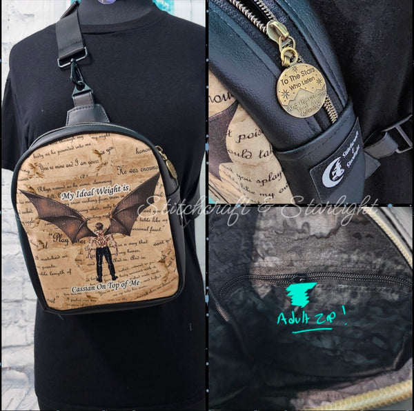 Cassian's Wingspan- XL Mav Pack Sling Backpack