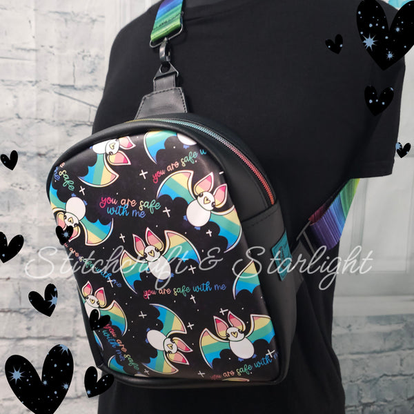 Rainbow Bats -  XL Mav Pack Sling Backpack