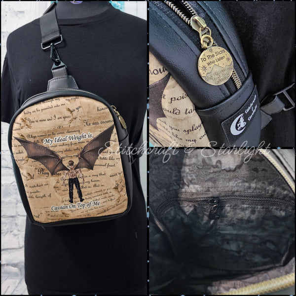 Cassian's Wingspan- XL Mav Pack Sling Backpack