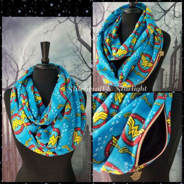WW- Hidden Pocket Infinity Scarf